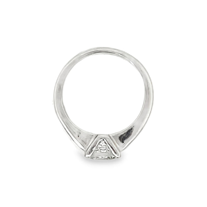 Platinum 1.65ctw Princess Diamond Ring Channel Set