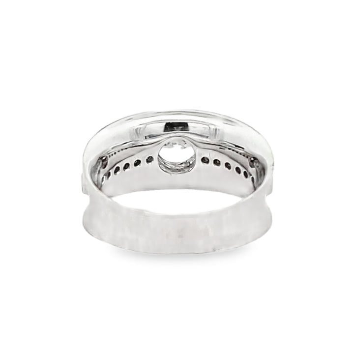 18K White Gold 0.30ct Diamond Semi Mounting Ring