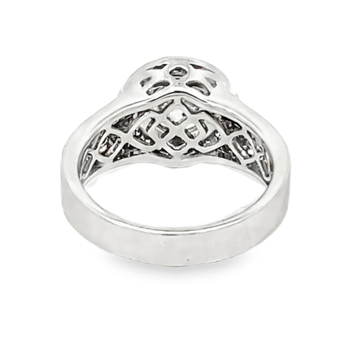 White Gold Diamond Semi Mounting 0.48 Carat