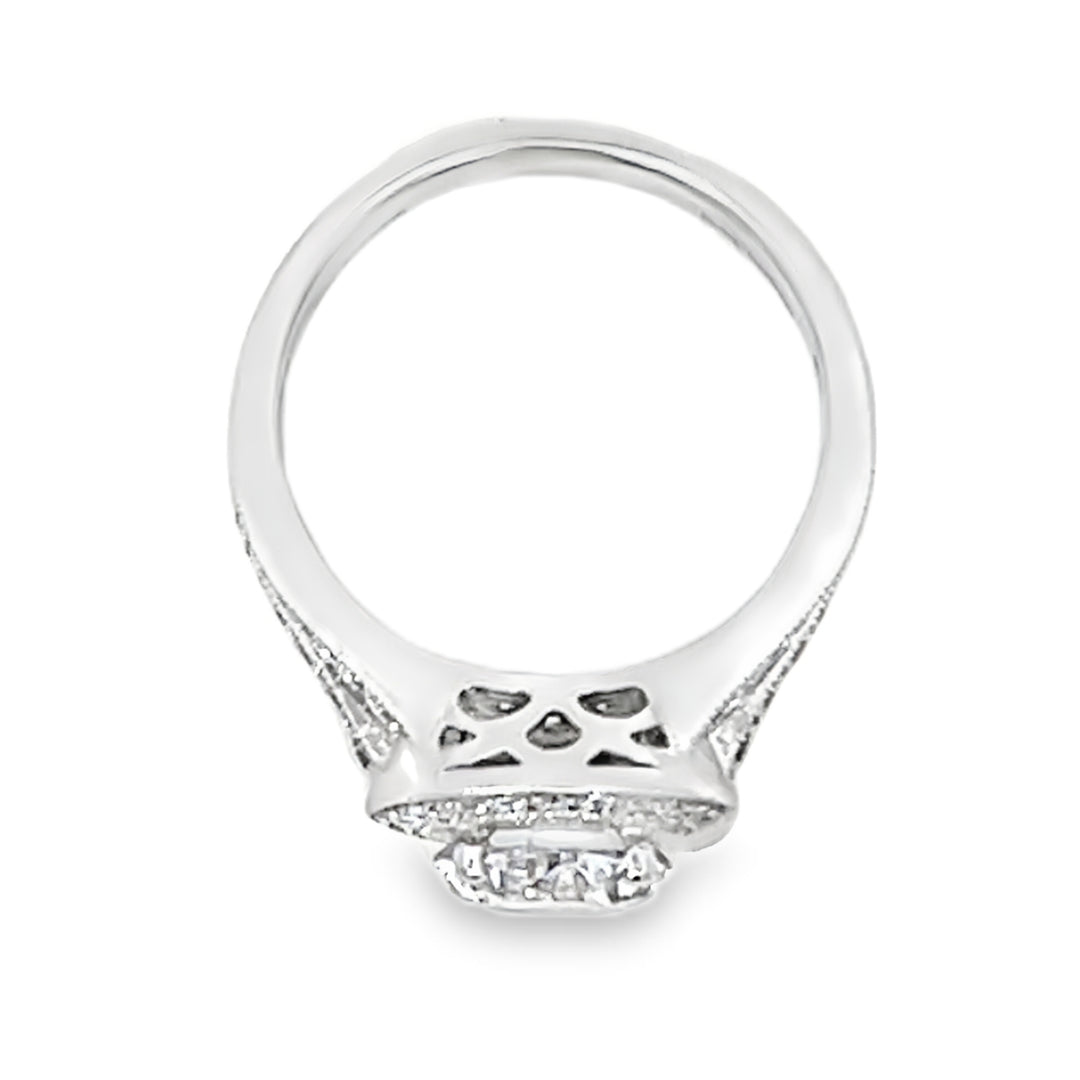 White Gold Diamond Semi Mounting 0.48 Carat