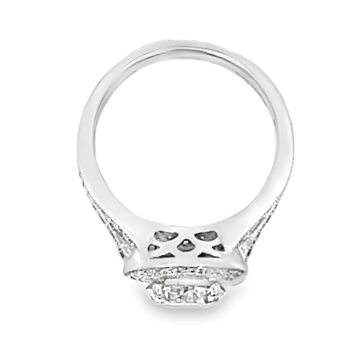White Gold Diamond Semi Mounting 0.48 Carat