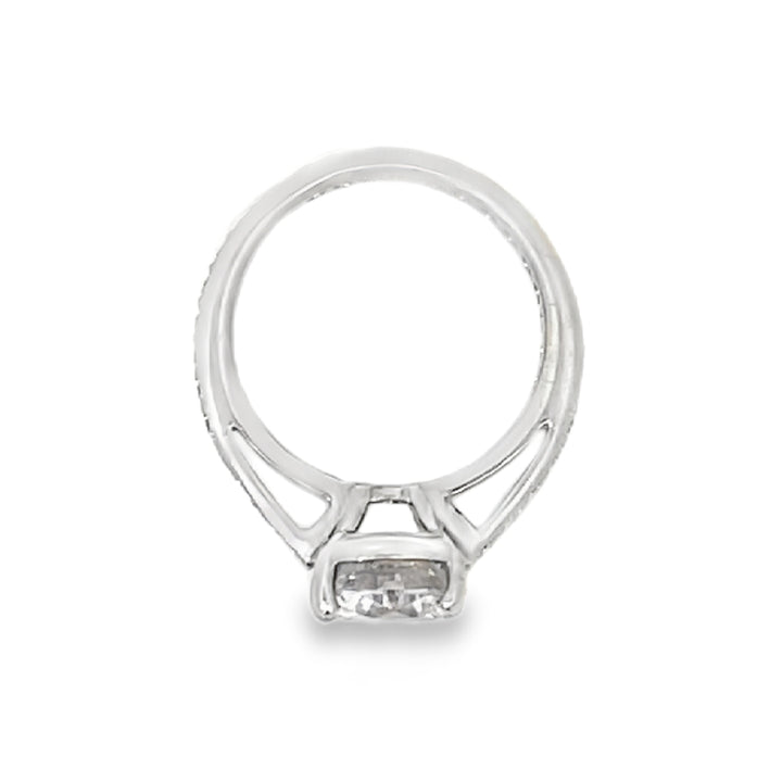 Platinum 0.60ct Round Diamond Engagement Ring