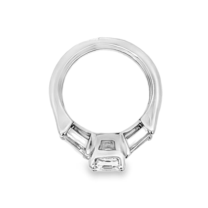 18K White Gold 2.22ct Tycoon Diamond Wedding Ring Set