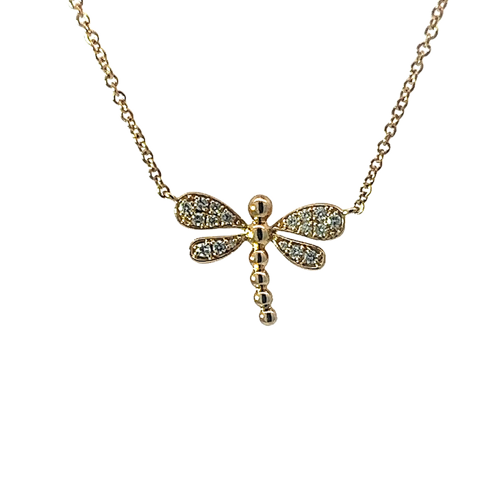 Dragon Fly Necklace 18"