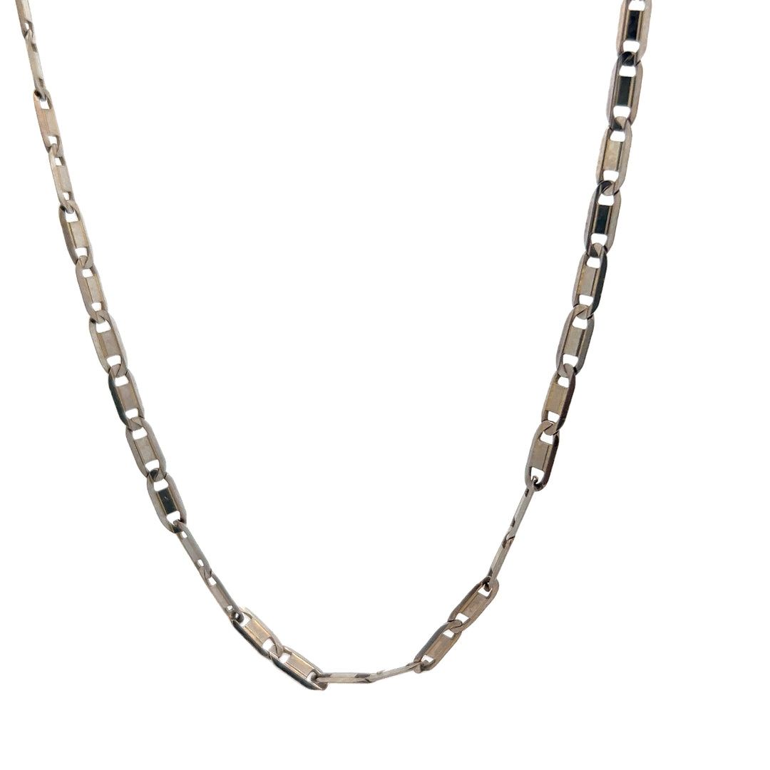 White Gold Chain 16"