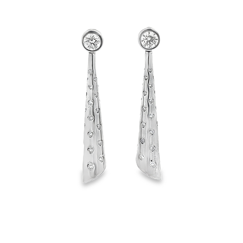 Diamond 2.50ct Dangle Earrings