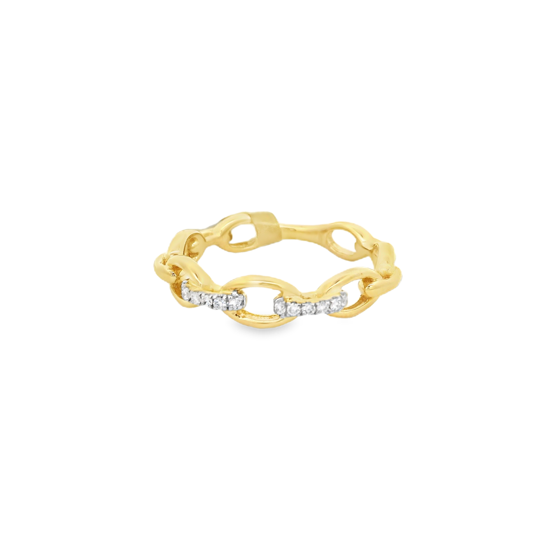 Diamond Link Ring