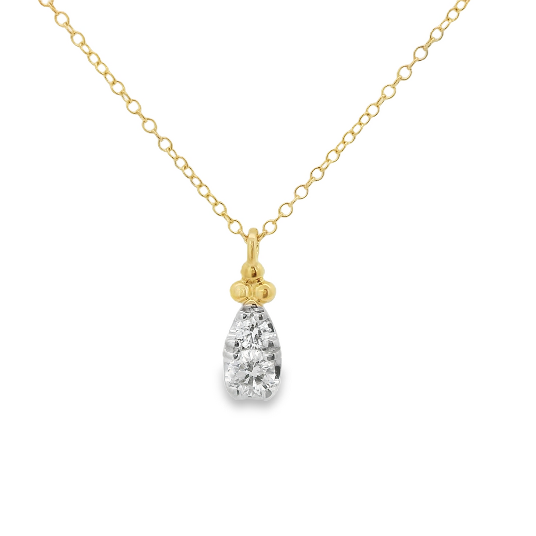 Diamond Teardrop Pendant