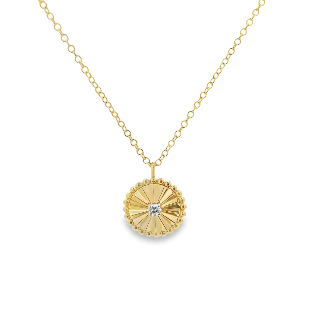 Diamond Circle Pendant