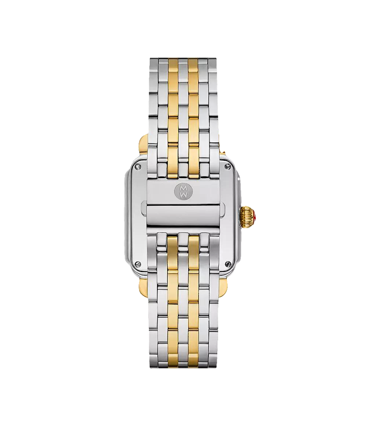 Limited Edition Michele Deco Madison Diamond Watch 35MM - Two-Tone 18K Gold-Plated