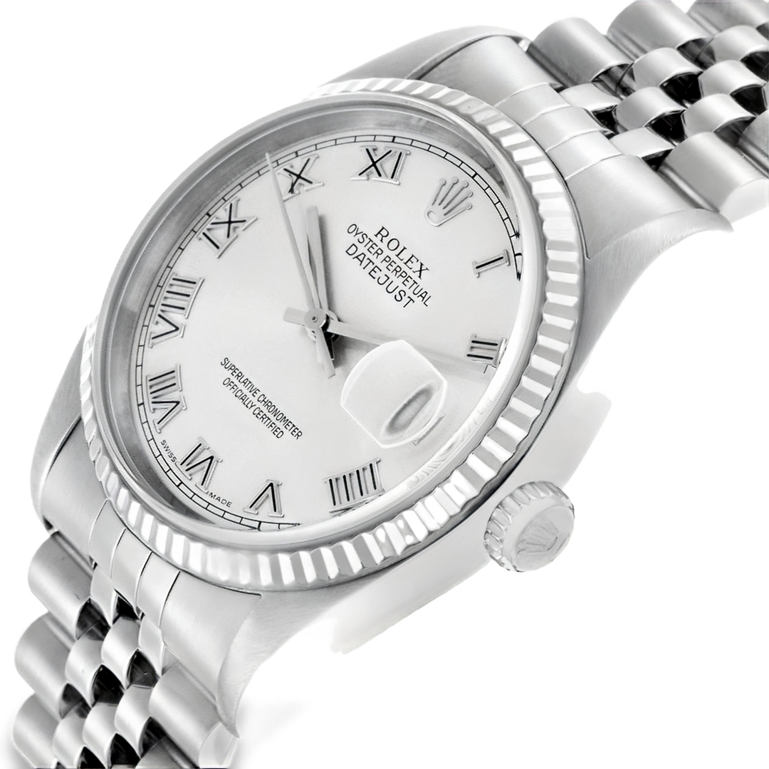Pre-owned Rolex Oyster Perpetual Datejust Watch 36MM - Stainless Steel