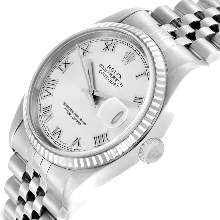 Pre-owned Rolex Oyster Perpetual Datejust Watch 36MM - Stainless Steel