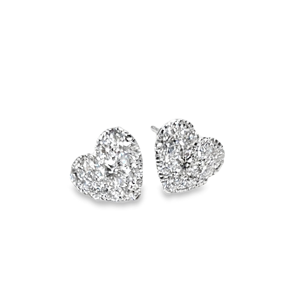 Heart Diamond Earrings
