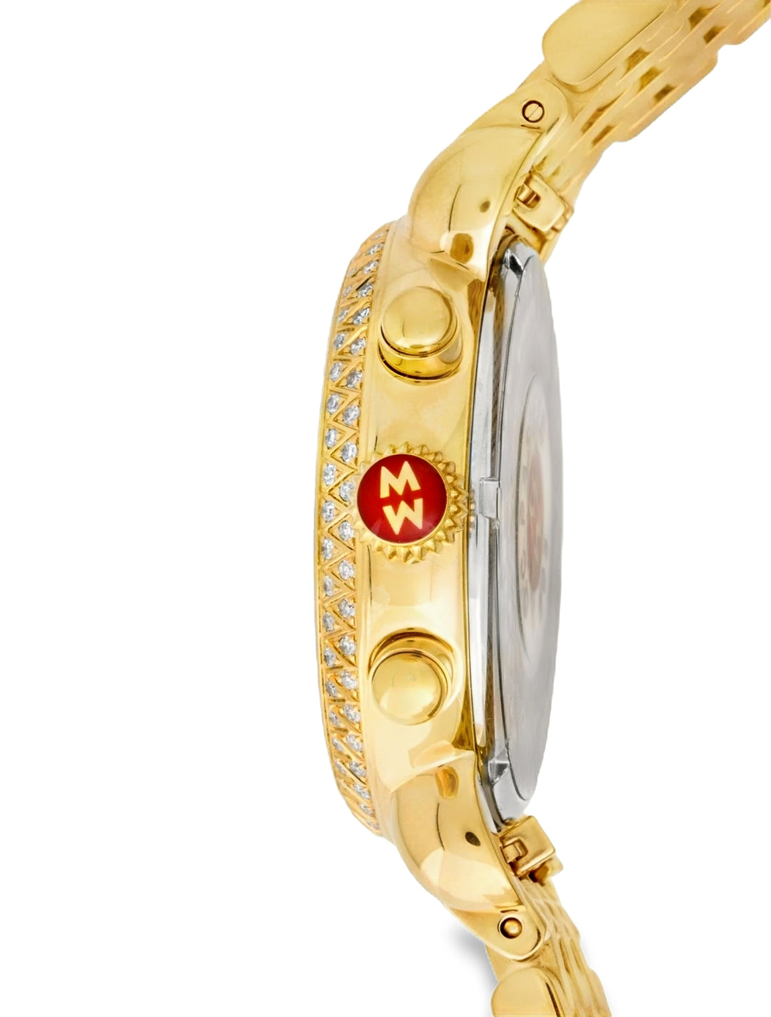 Michele CSX Signature Diamond Watch 36MM - 18K Gold-Plated