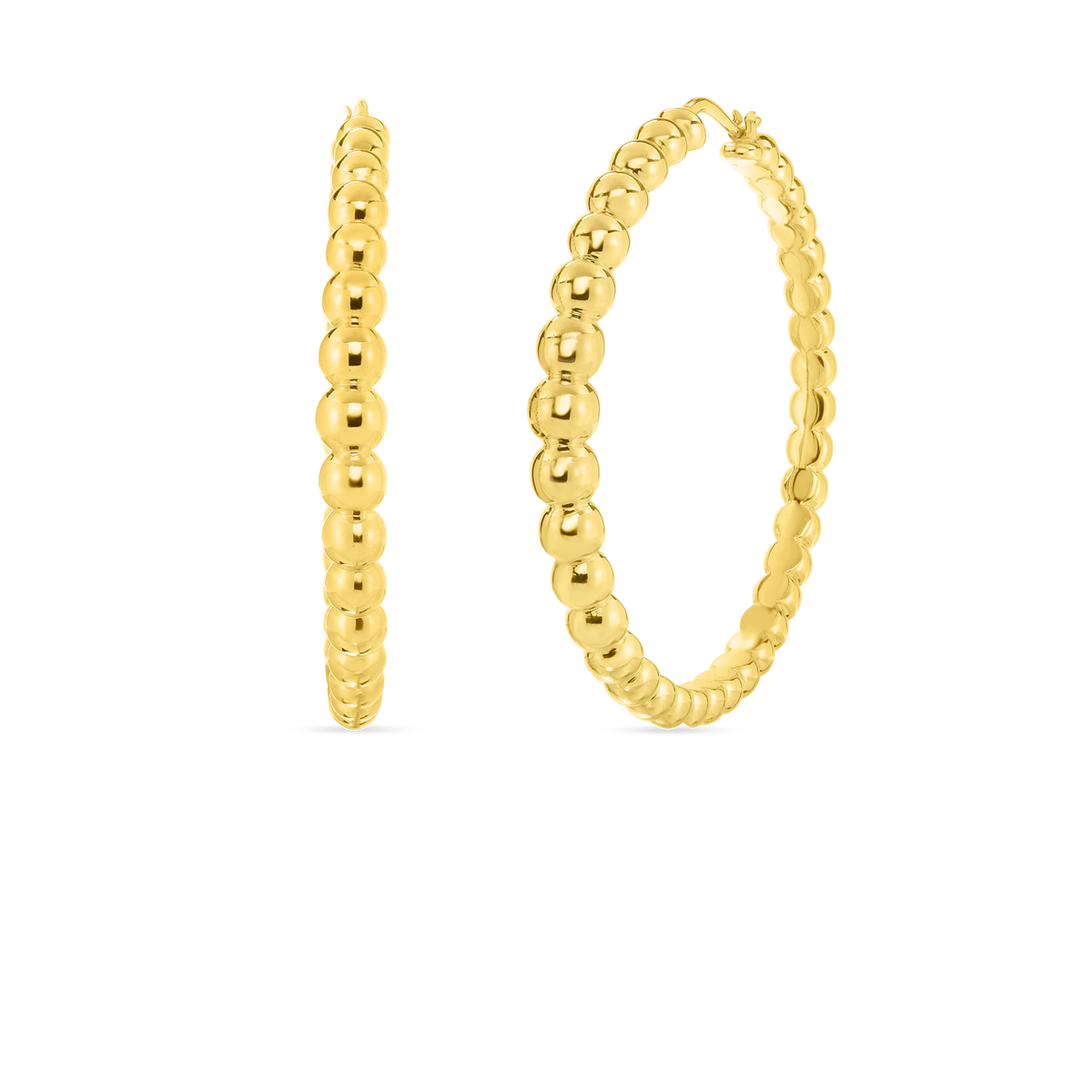 Classic 18K Yellow Gold Earrings