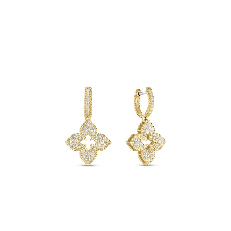 Venetian Princess 18K Yellow Gold Diamond Earrings