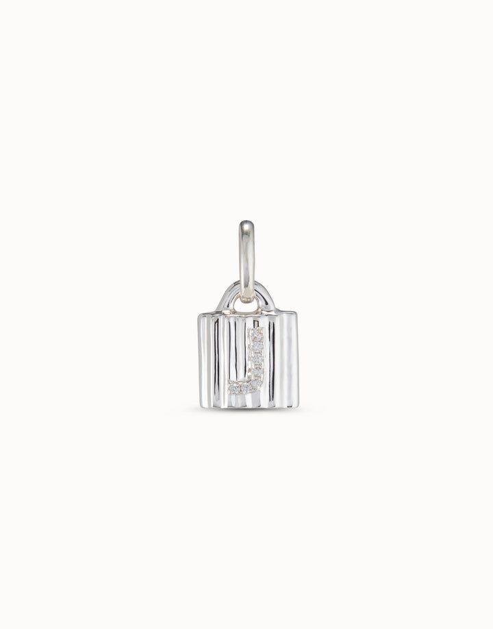 Padlock Initial Charms