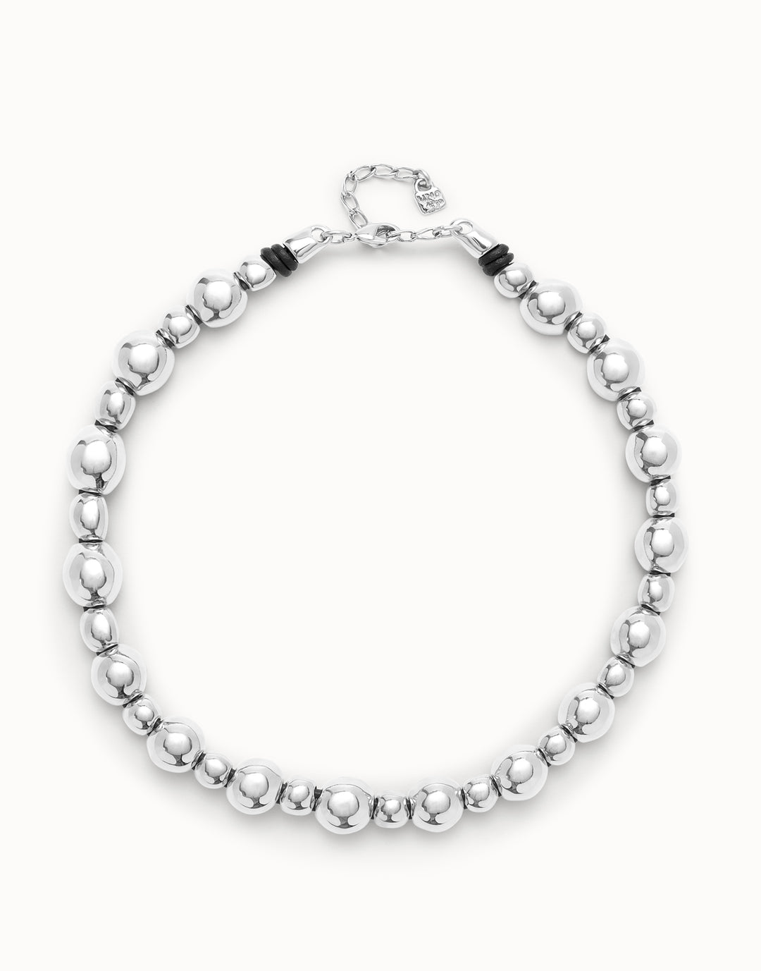 Silver Beaded Necklace