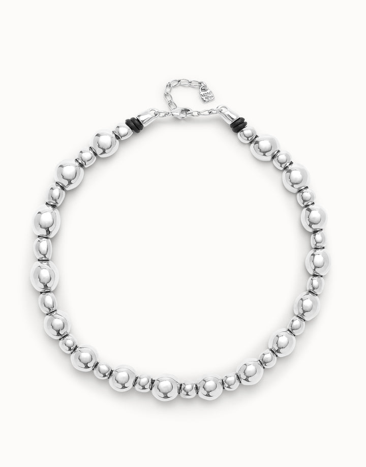 Silver Beaded Necklace