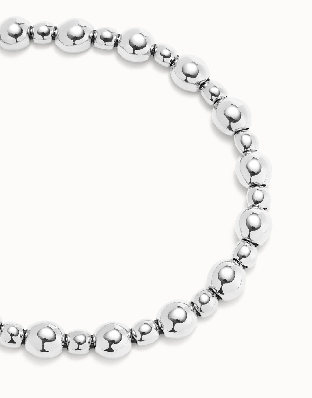 Silver Beaded Necklace