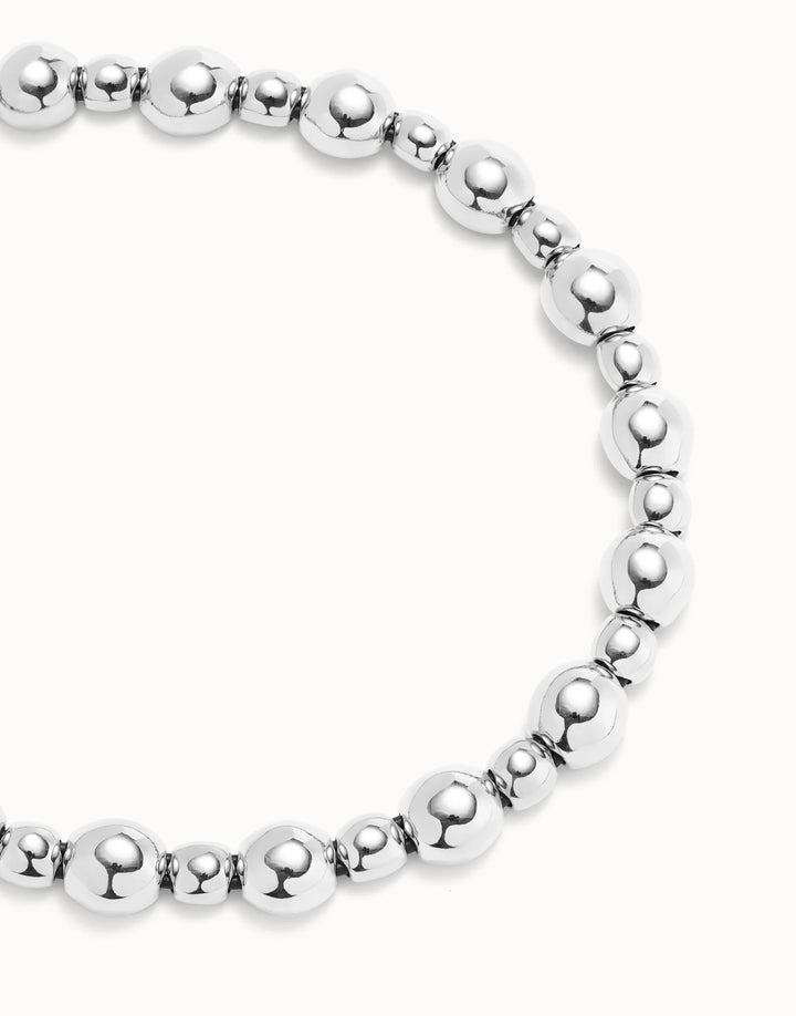 Silver Beaded Necklace