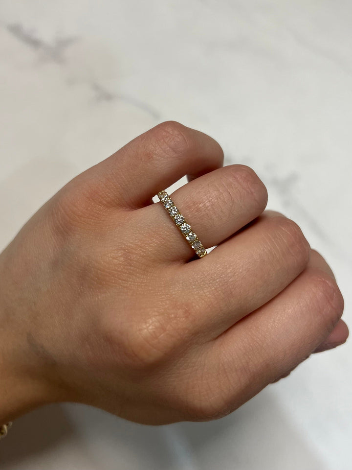 Yellow Gold .52ct Diamond Wedding Band
