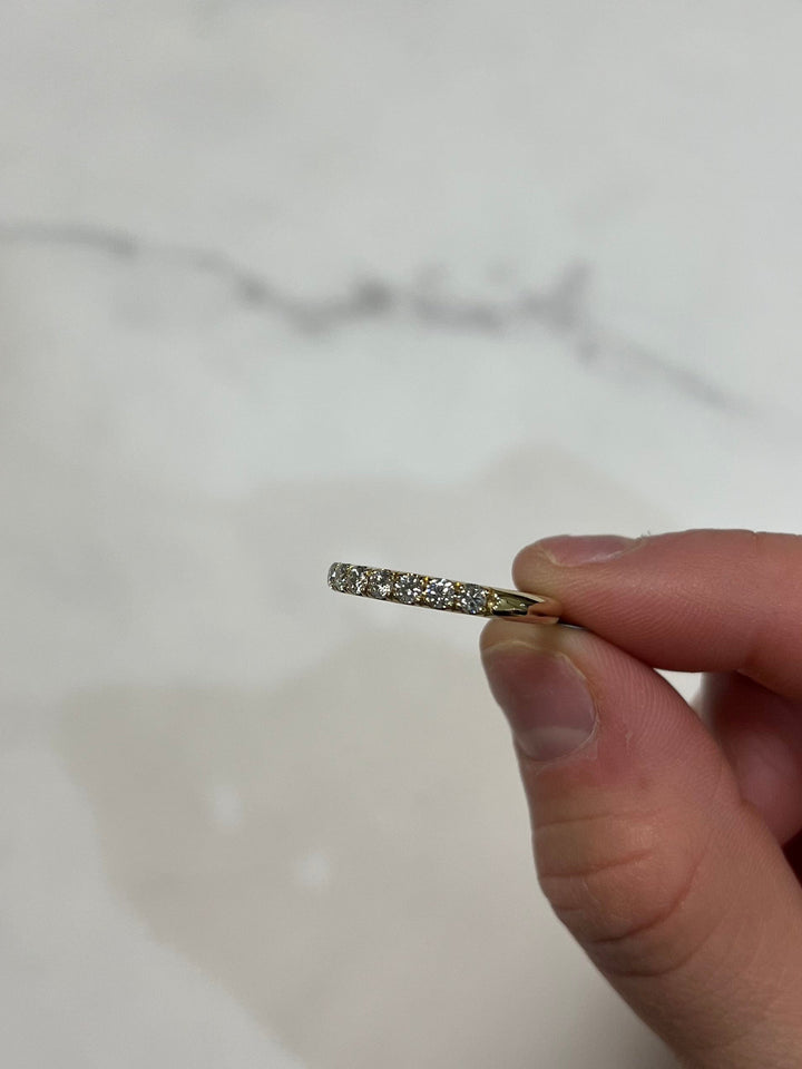 Yellow Gold .52ct Diamond Wedding Band