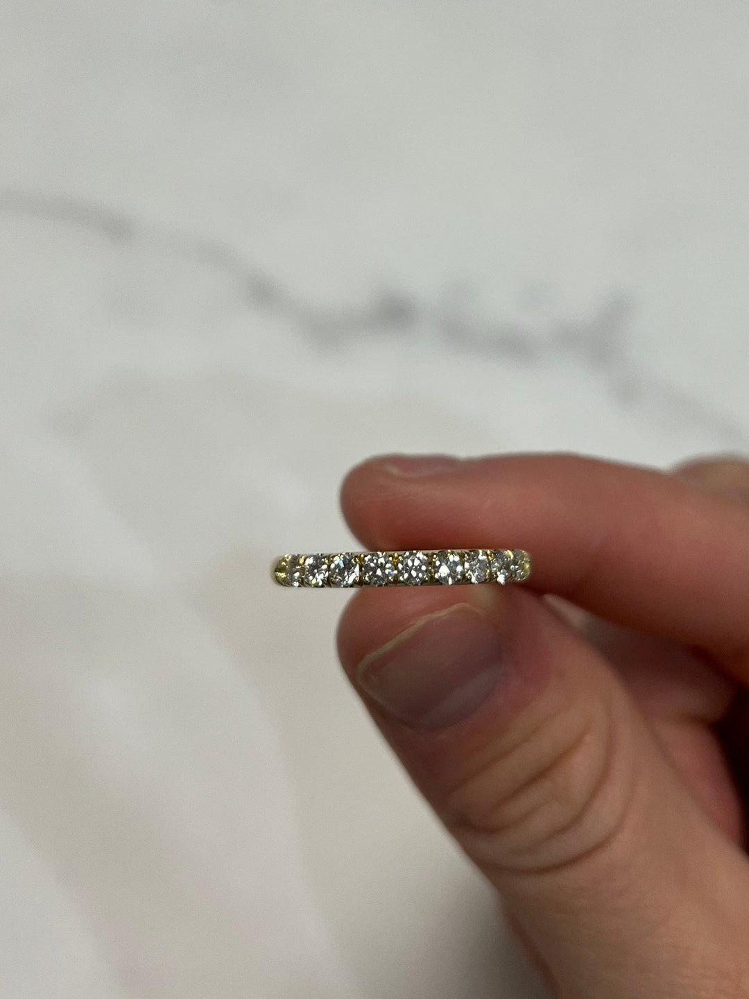 Yellow Gold .52ct Diamond Wedding Band
