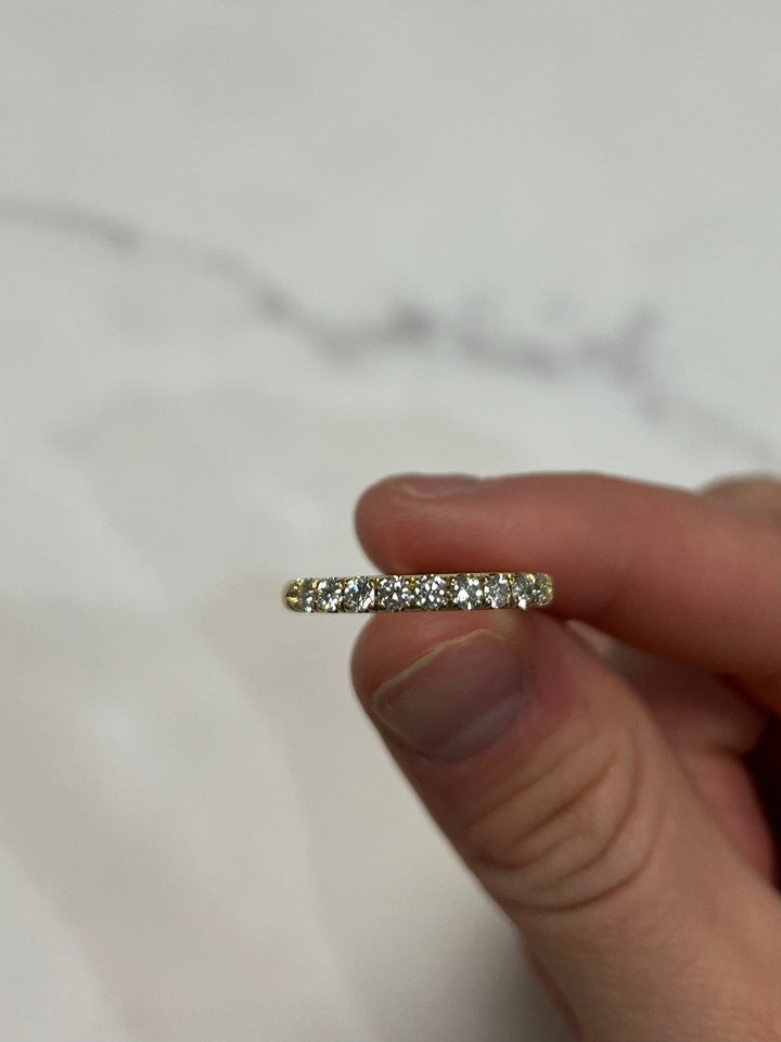 Yellow Gold .52ct Diamond Wedding Band