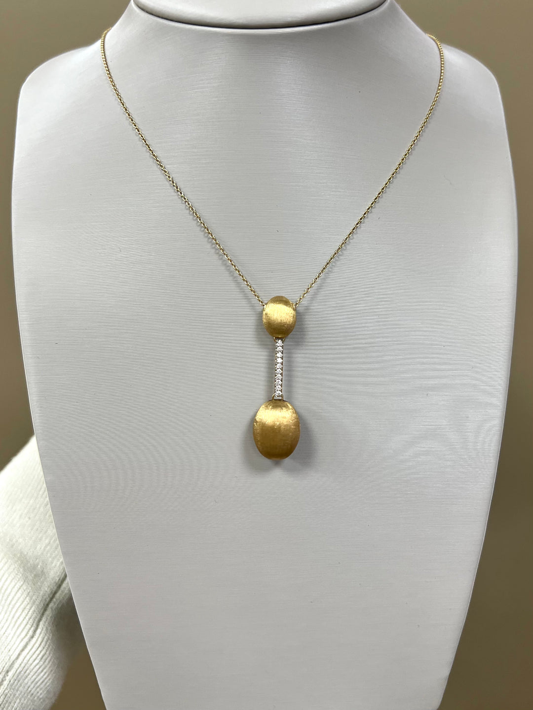 Nanis Diamond Drop Necklace
