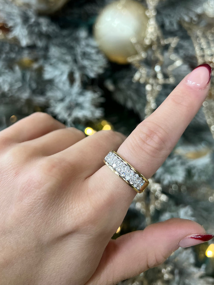 Diamond Gold Band