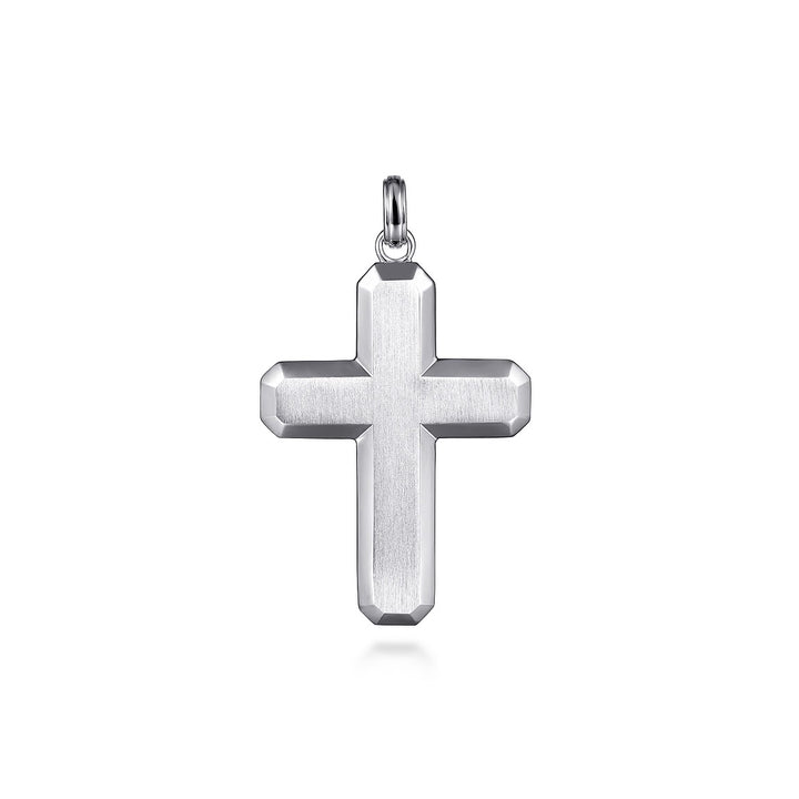 Gabriel & Co. Sterling Silver Geometric Cross Pendant
