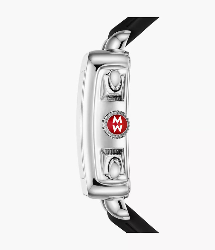Michele Deco Sport Watch 36MM - Black Silicone