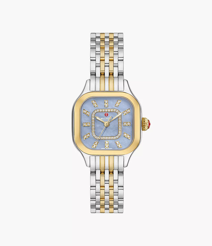 Michele Meggie Diamond Watch 29MM - Two-Tone 18K Gold-Plated