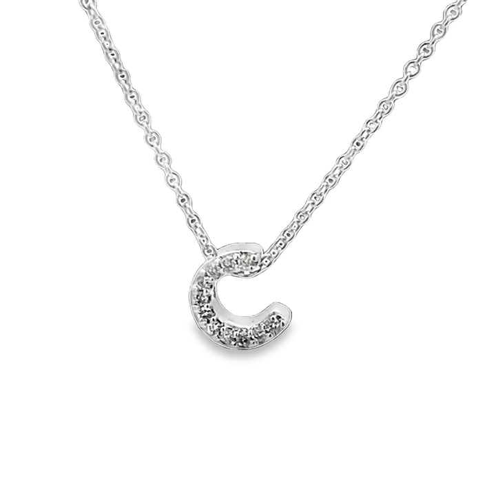 Diamond Initial Pendants