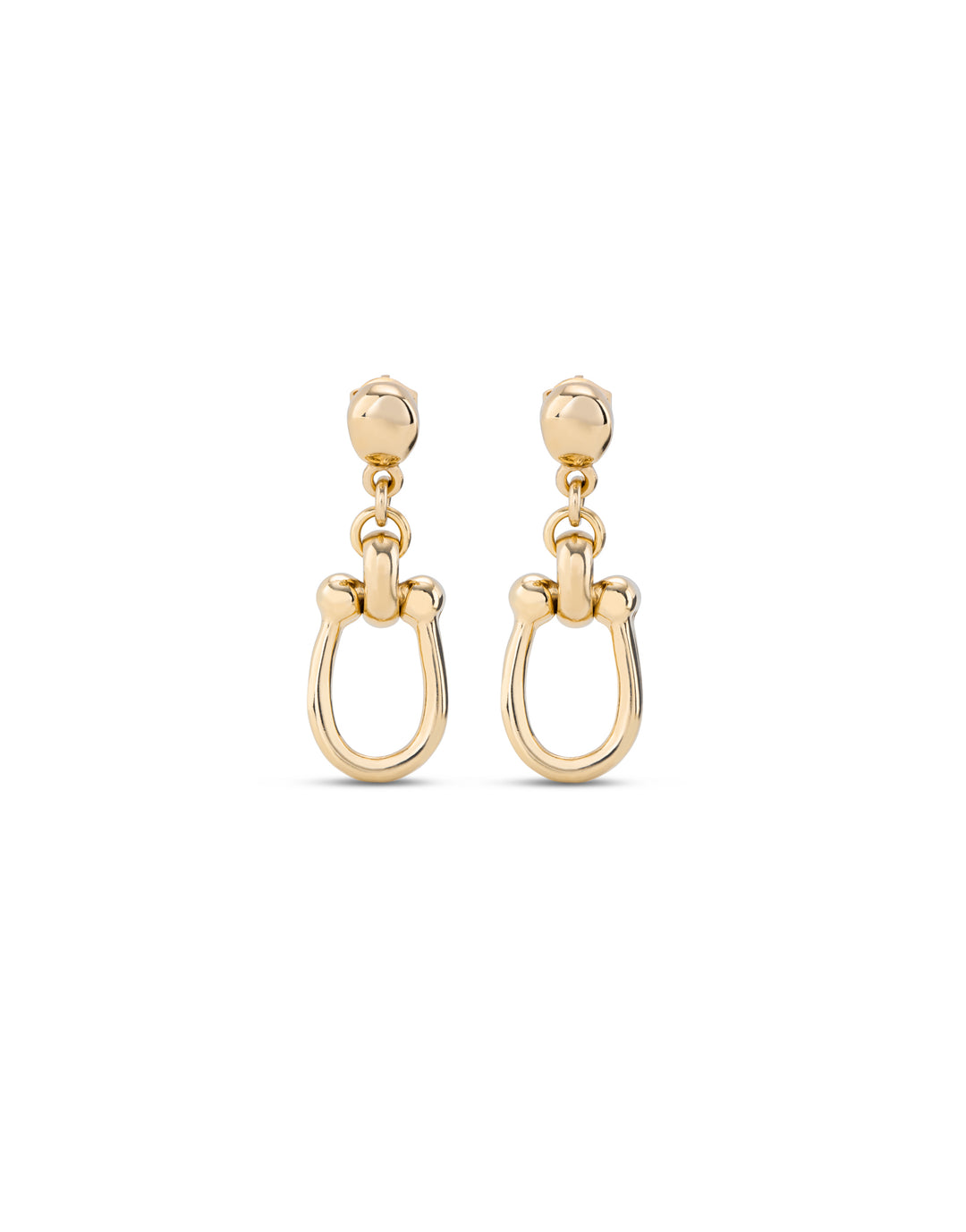 Uno de 50 Gold Plated Link Earrings