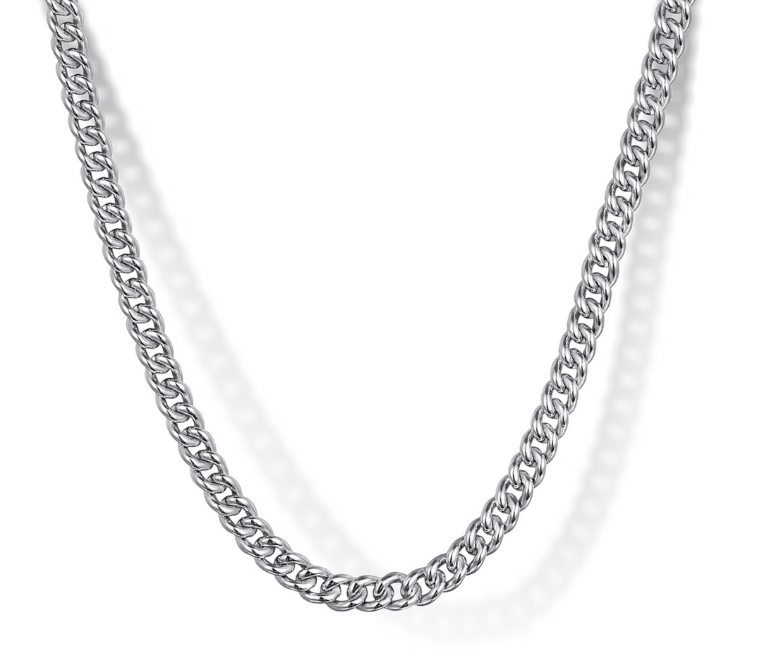 Sterling Silver Cuban Link Chain