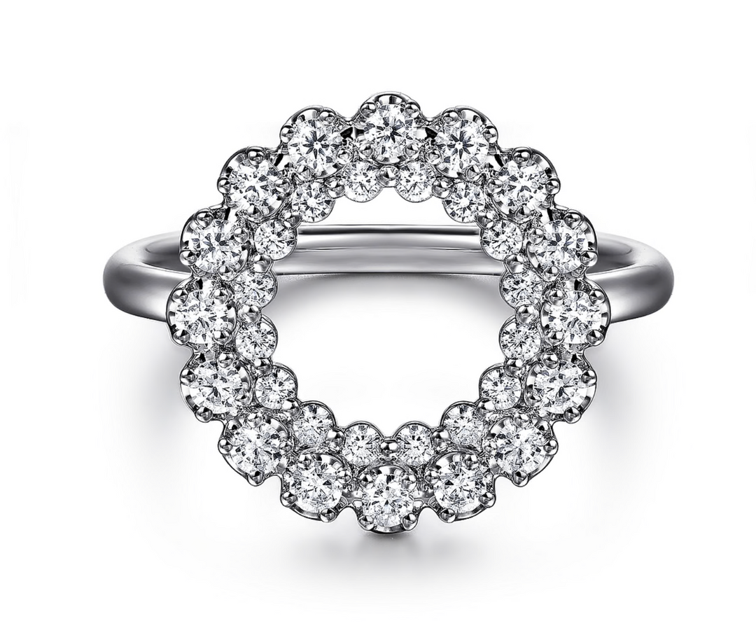 Multi Diamond Circle Fashion Ring