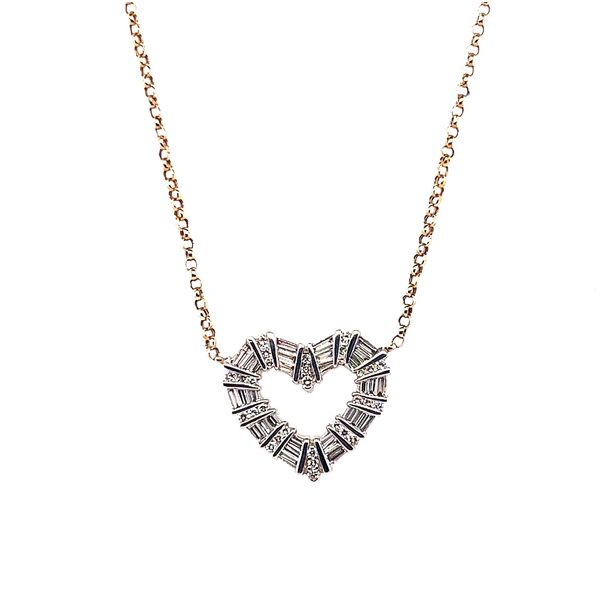 Diamond Heart Pendant Necklace