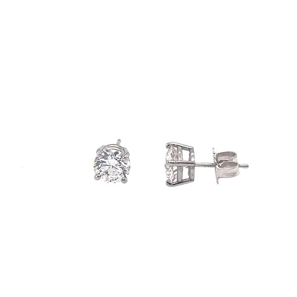 14KT WG 2.03CT Diamond Stud Earrings