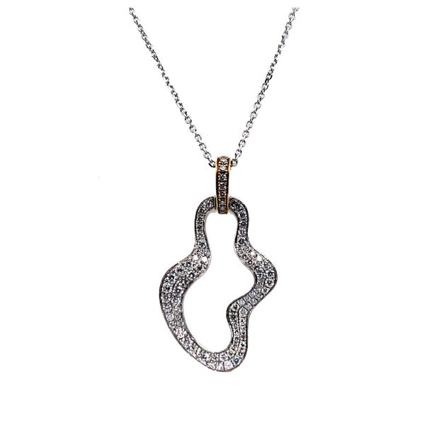 Diamond Abstract Pendant