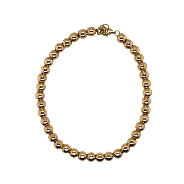 Yellow Gold Bead Bracelet
