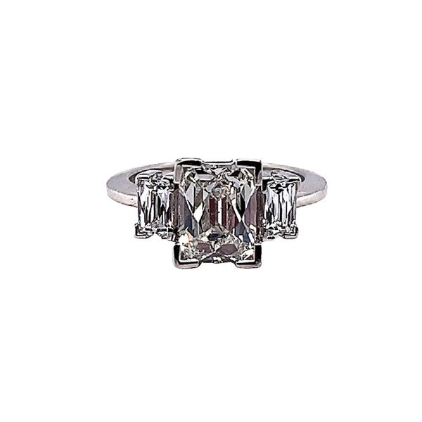 Platinum 2.52ct Tycoon Cut Diamond Engagement Ring