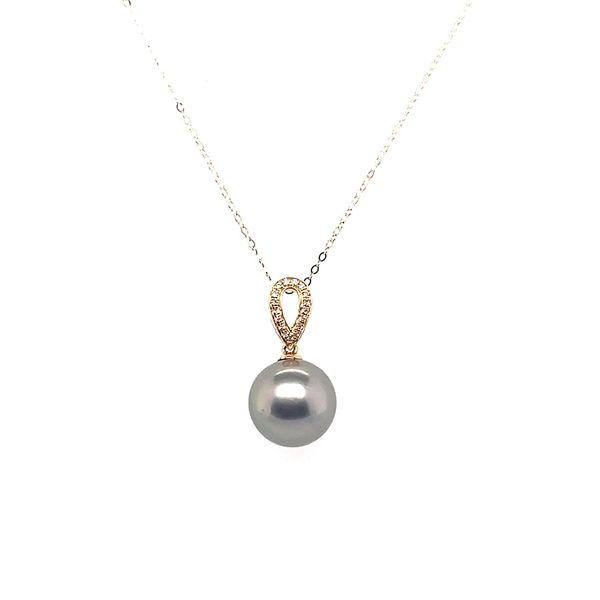 Pearl and Diamond Pendant
