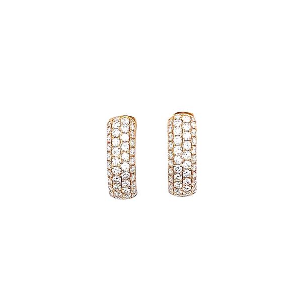 Diamond Hoop Earrings