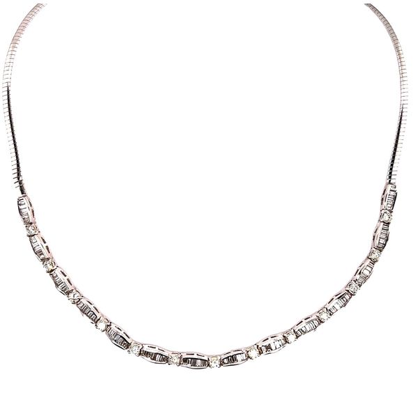 Diamond Omega Necklace