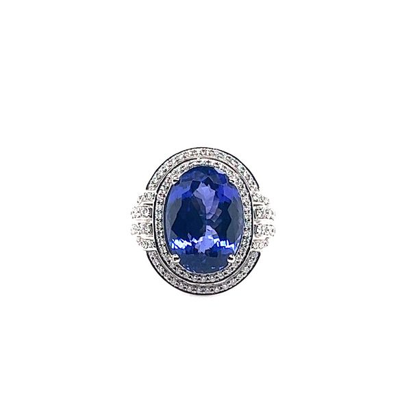 Tanzanite Diamond Ring
