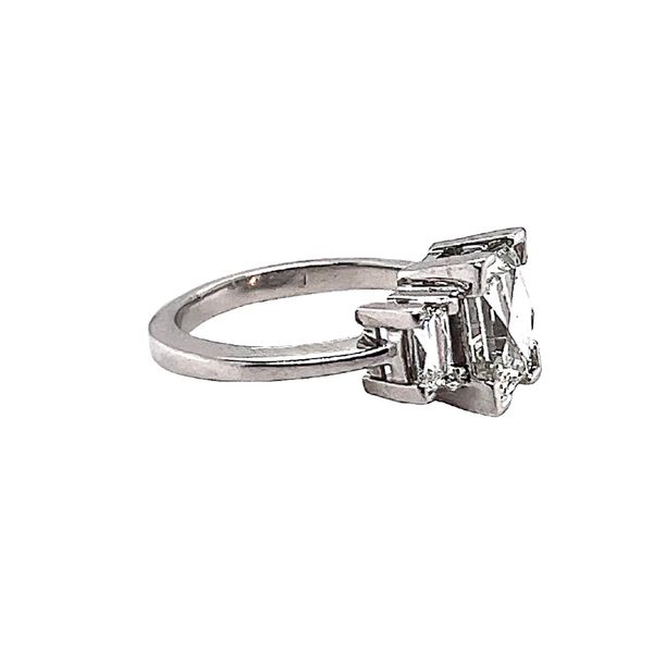 Platinum 2.52ct Tycoon Cut Diamond Engagement Ring