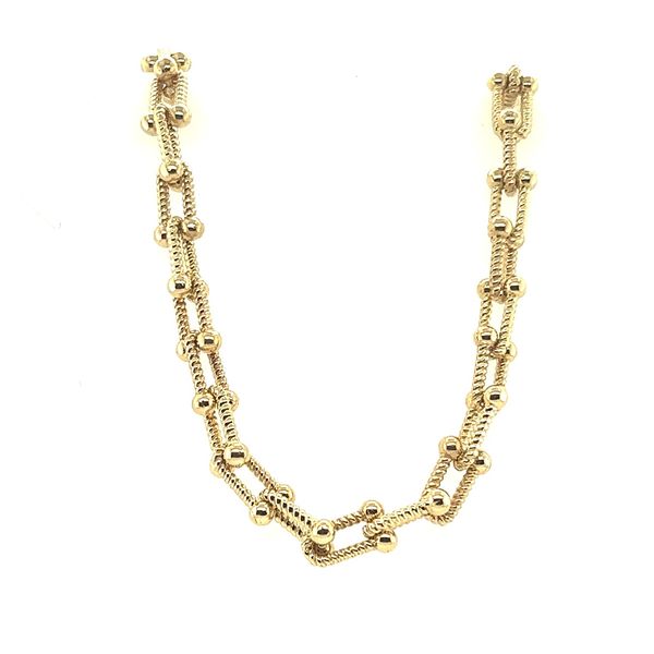 14K YG Custom Link Chain 22"
