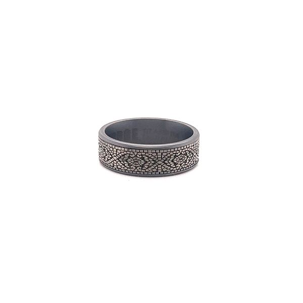 Mosaic Pattern Men's Ring